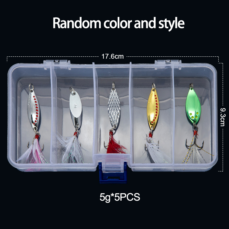 Fishing Lure Crankbait - ช้อนโลหะ Spinner Fishing Lure 5g 7g