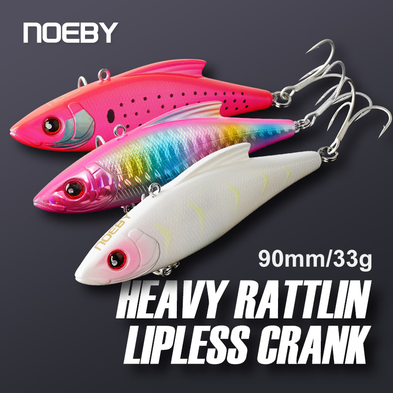 Fishing Lure Crankbait - เหยื่อปลอม Noeby 3 ชิ้น ขนาด 90