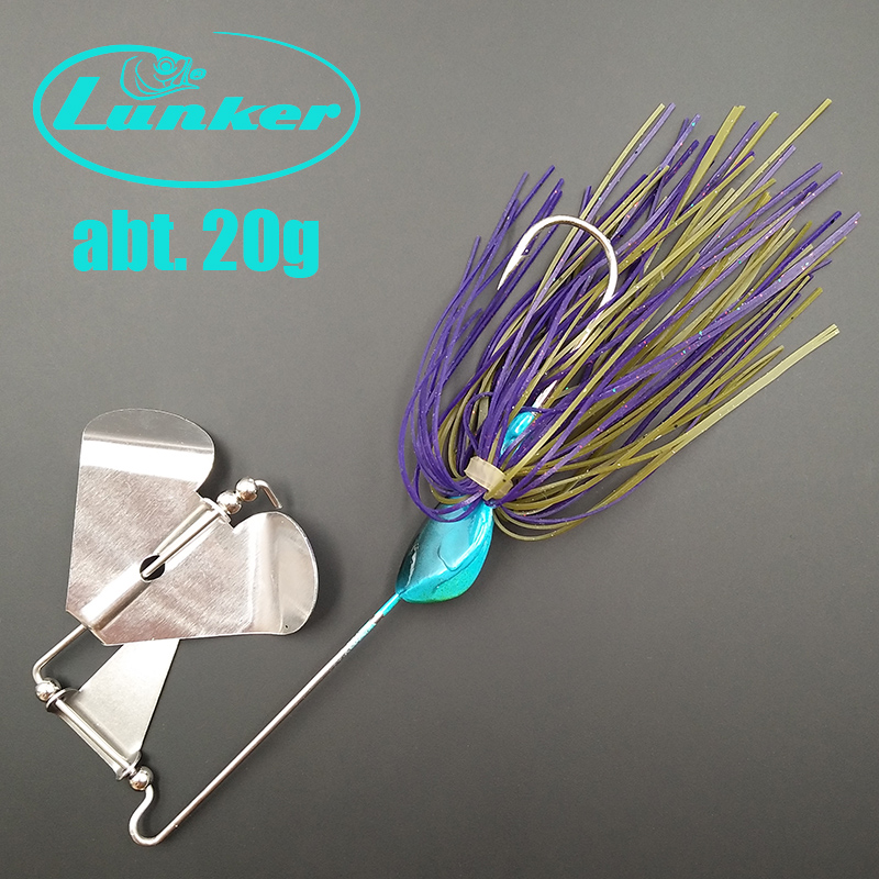 Fishing Lure Blade Bait - เหยื่อปลอมแบบหมุน Lunker Spinner Baits ของ wusanban