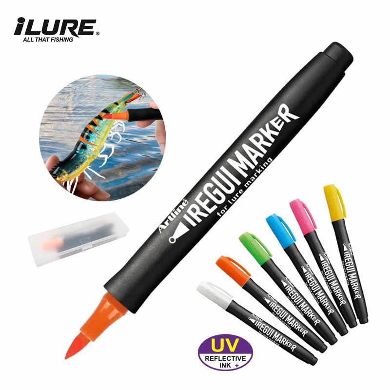 ปากกาสีเรืองแสง UV สำหรับตกปลา - Fishing Lure Soft Plastic บทวิจารณ์และราคา