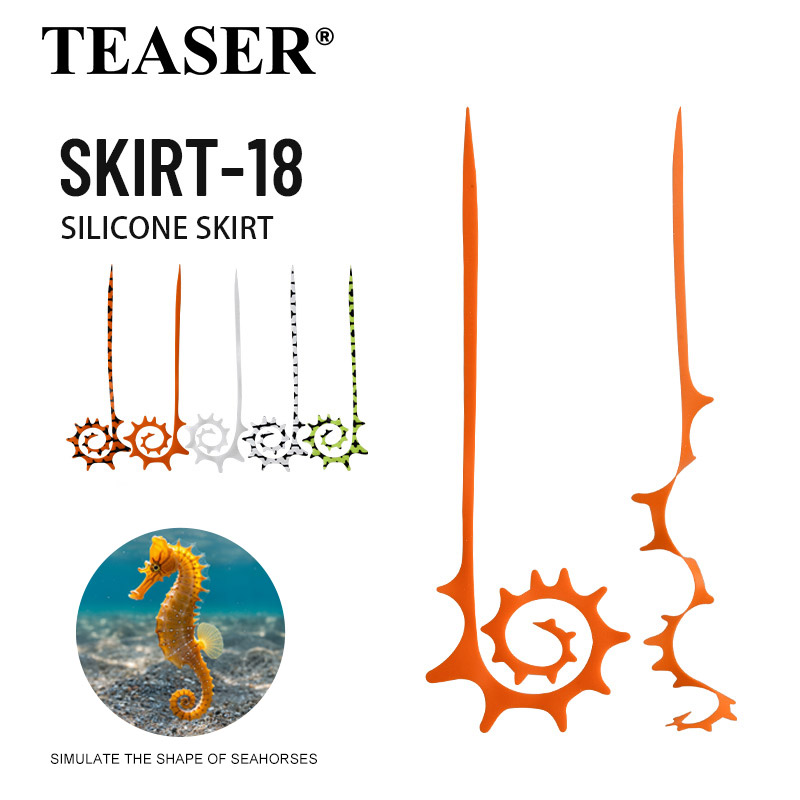 ชุดกระโปรงยางซิลิโคน TEASER 5  - Fishing Lure Jig บทวิจารณ์และราคา