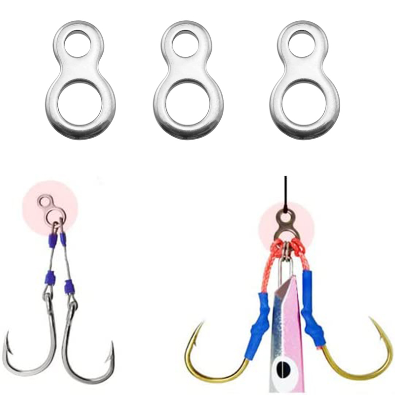 โซลิดริงตกปลาสแตนเลสสตีล10-50ช - Fishing Lure Accessories บทวิจารณ์และราคา