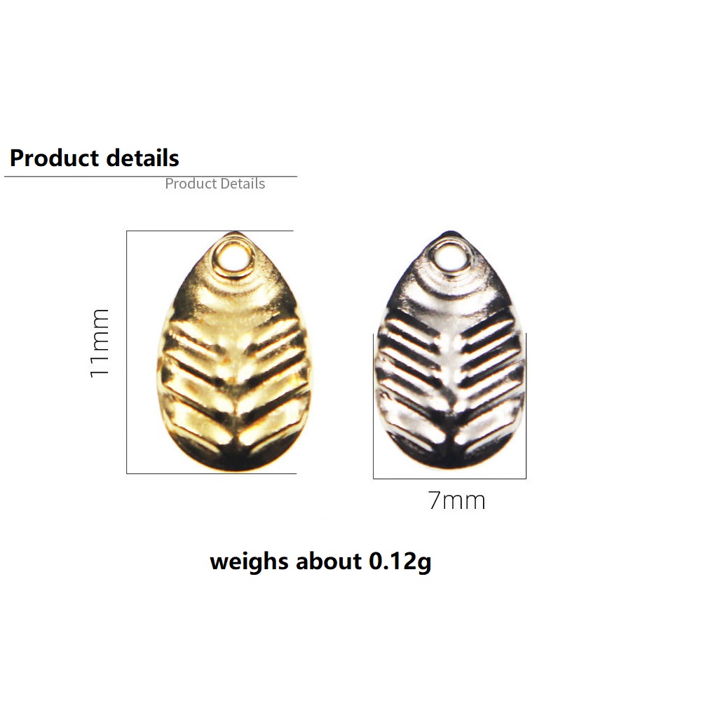 50 ชิ้น/ล็อต DIY ตกปลา Spinner - Fishing Lure Accessories บทวิจารณ์และราคา