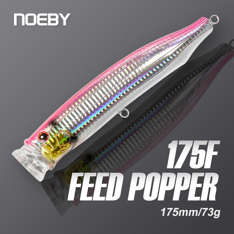 เหยื่อตกปลา noeby-FEED popper, - Fishing Lure Jerkbait บทวิจารณ์และราคา