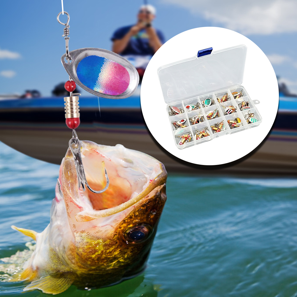 เหยื่อตกปลาแบบช้อนโลหะ 30 ชิ้น - Fishing Lure Crankbait บทวิจารณ์และราคา