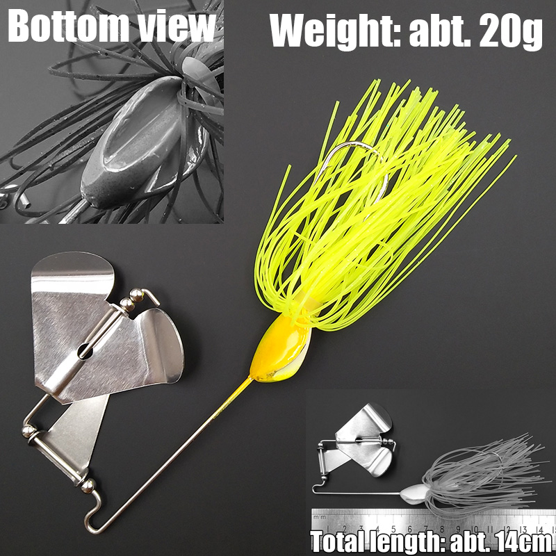 เหยื่อปลอมแบบหมุน Lunker Spinn - Fishing Lure Blade Bait บทวิจารณ์และราคา