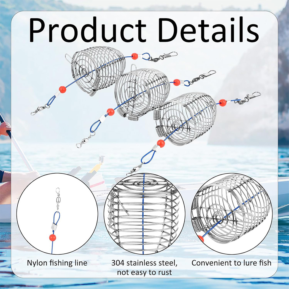 กรงดักปลาคาร์ปสำหรับตกปลา ตะกร - Fishing Lure Accessories บทวิจารณ์และราคา
